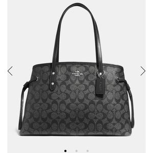 Coach Drawstring Carryall (Black/Smoke)